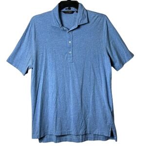 Polo Golf Ralph Lauren Polo Shirt Short Sleeve‎ Stretch Lisle Mens Size Lge Blue